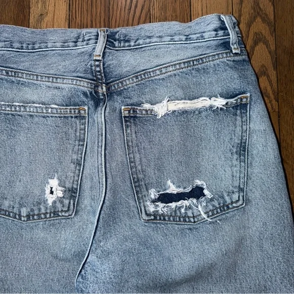 Agolde Women’s 90’s Jean Loose Fit Ripped Denim Size 26 - Picture 16 of 16